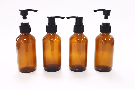 Bouteille de pompe à lotion sans air, pot de stockage de liquides de produits de toilette cosmétiques